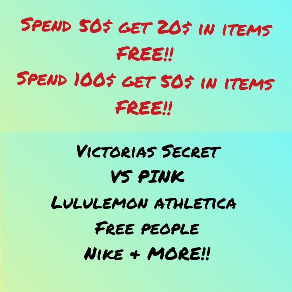 VICTORIAS SECRET items all sizes